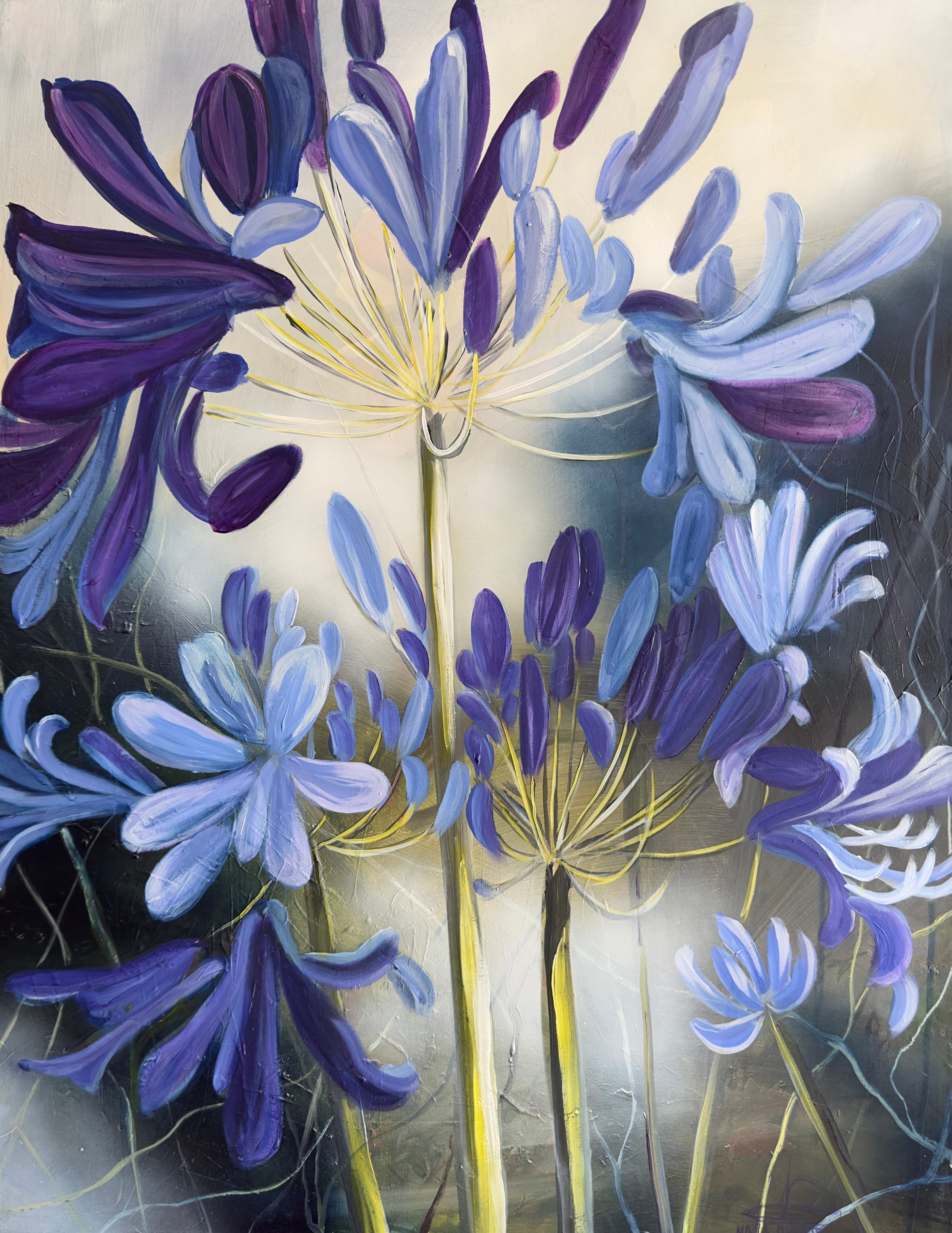 Blå Agapantus
90 x 70 cm.
8.500,-
Se det hos Galleri Uggerby i Lønstrup