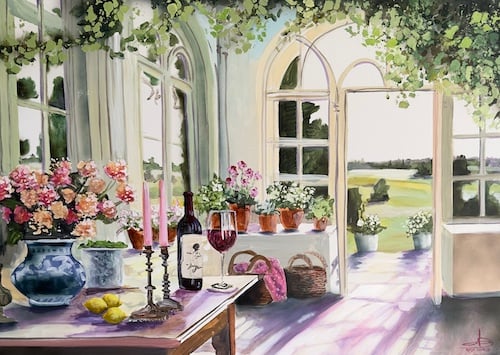 Blid overflod
70 x 100 cm.
SOLGT