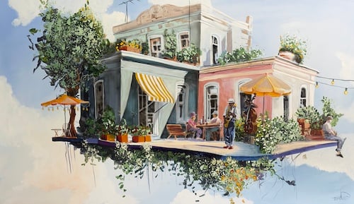 Blues and Breeze
80x140 cm.
SOLGT