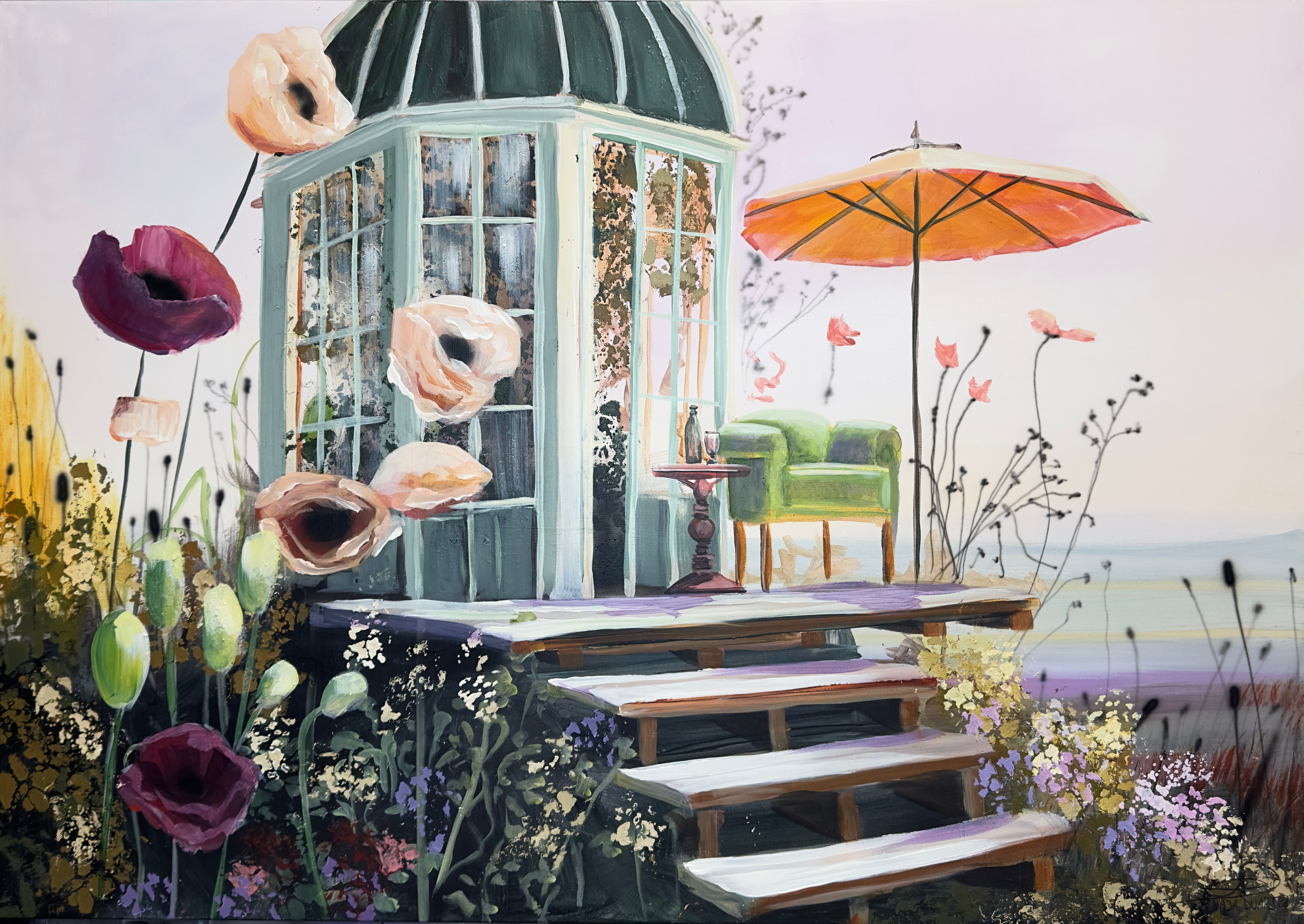 En plads i solen
70 x 100 cm.
9.800, -
Se det hos Galleri Nina Sampson