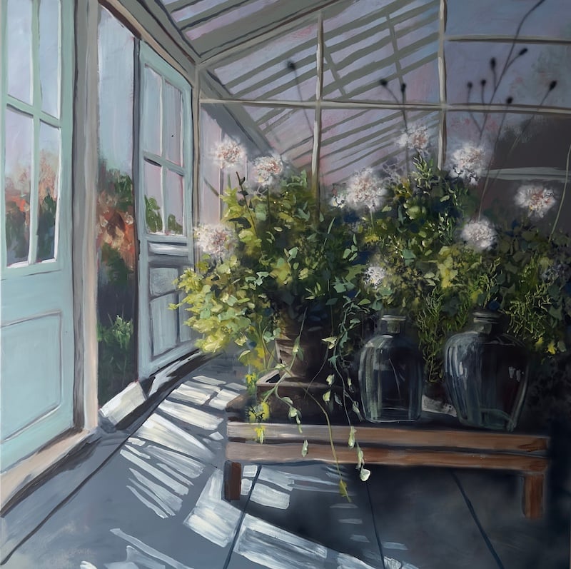 Forårsfornemmelser
100 x100 cm.
SOLGT