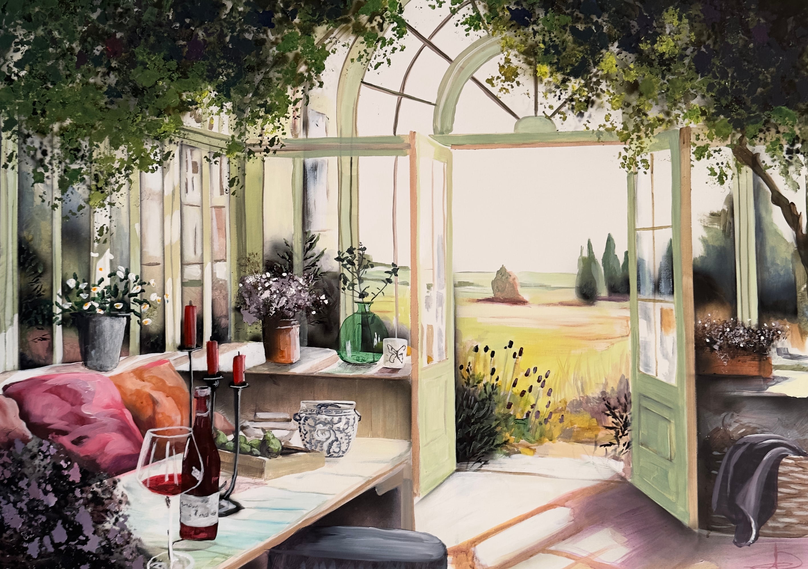 Grænseland i sol
70 x 100 cm.
9.800, -
Se det hos Galleri Nina Sampson