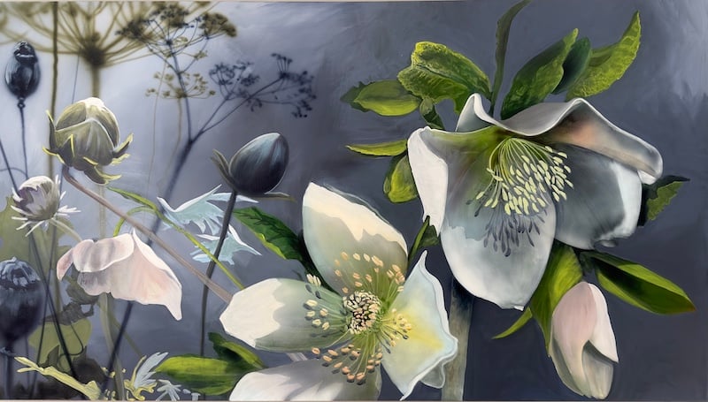 Helleborus Orientalis 
90 x 160 cm.
19.400,-

Se det hos Naja Duarte