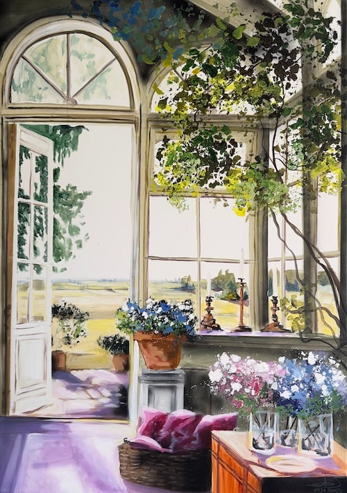 Herfra min verden går
100 x 70 cm.
SOLGT