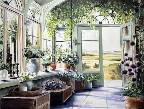 Hvor lyset bor
150 x 200 cm.
fordelt på to lærreder der sammen udgør et billede
48.000,-
Se det hos Galleri Art Expo