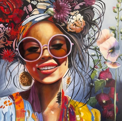 I fuld flor
100 x 100 cm.
16.000,-

Se det hos Galleri Art Expo