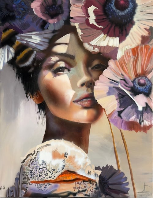 Love at first buzz
90 x 70 cm.
10.500, -
Se det i mit atelier