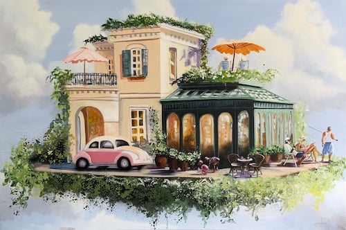 Langsom luksus
100 x 150 cm.
25.000, -

Se det hos Galleri Nina Sampson