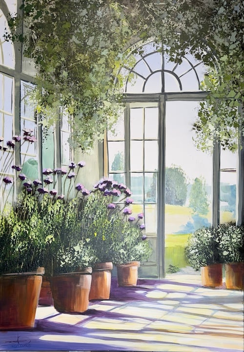 Solskin og skyggespil
100 x 70 cm.
SOLGT