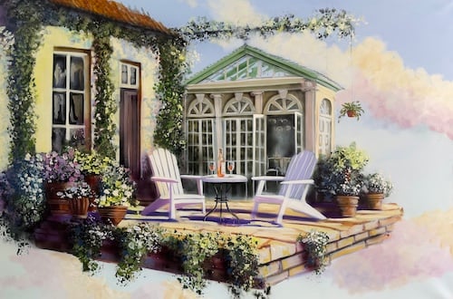 Tid til et mellemrum
100 x 150 cm.
25.000, -

Se det hos Galleri Nina Sampson
