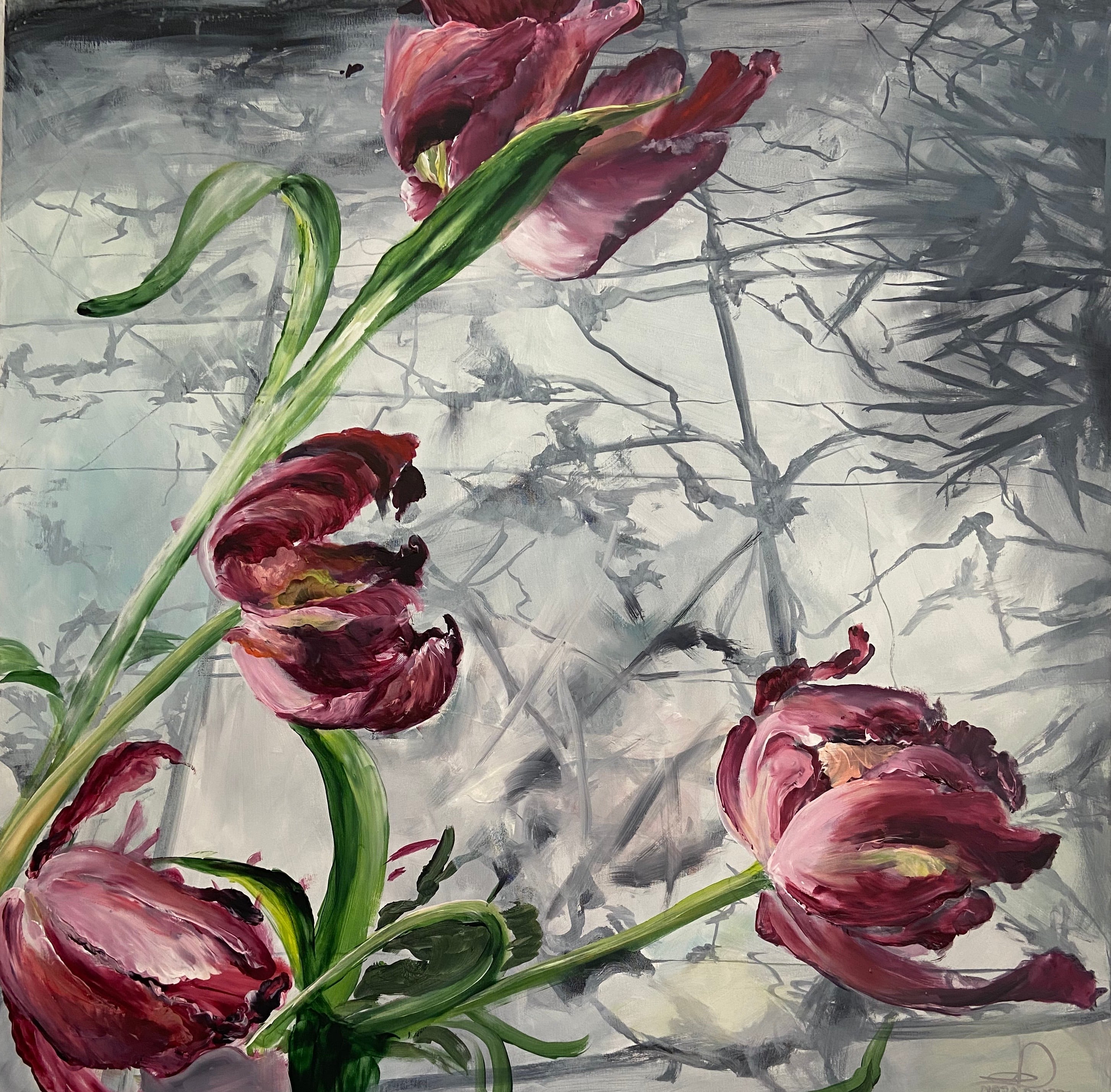 Tulips
100 x 100 cm.
10.000,-
Se det hos Galleri Lars Falk