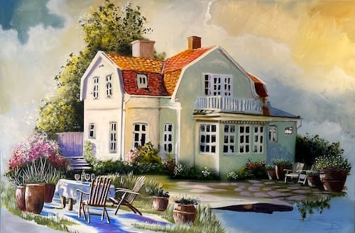 Vi rykker ud i lyset
100 x 150 cm.
25.000, -

Se det hos Galleri Art Expo