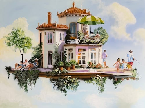 Weekend uden tyngdekraft
90 x 120 cm.
SOLGT